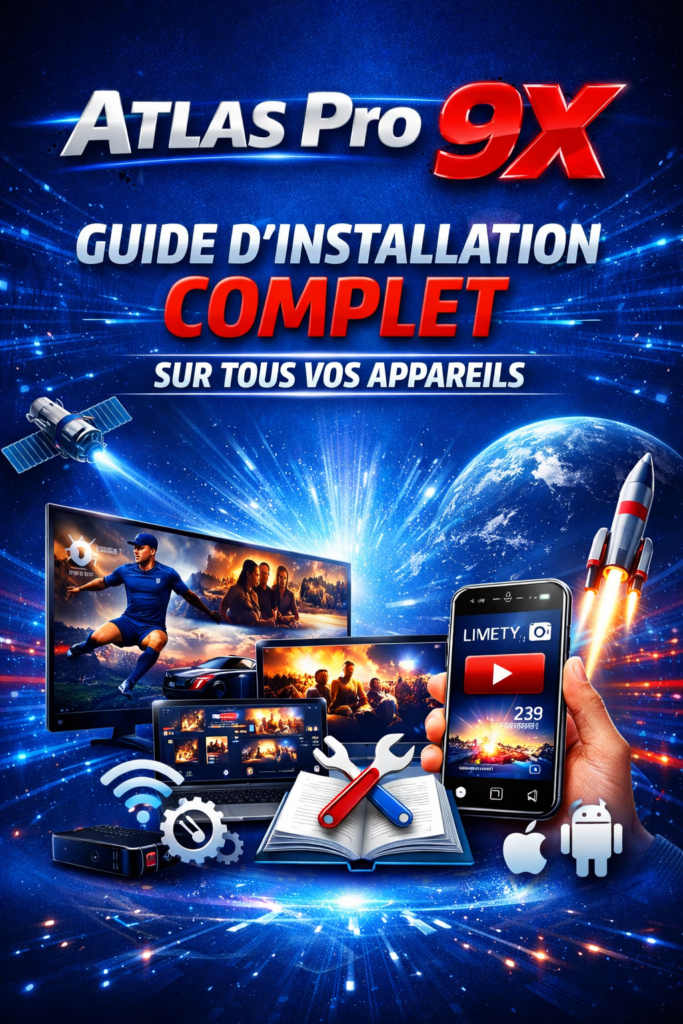 Atlas Pro 9X Guide d’installation complet sur tous vos appareils